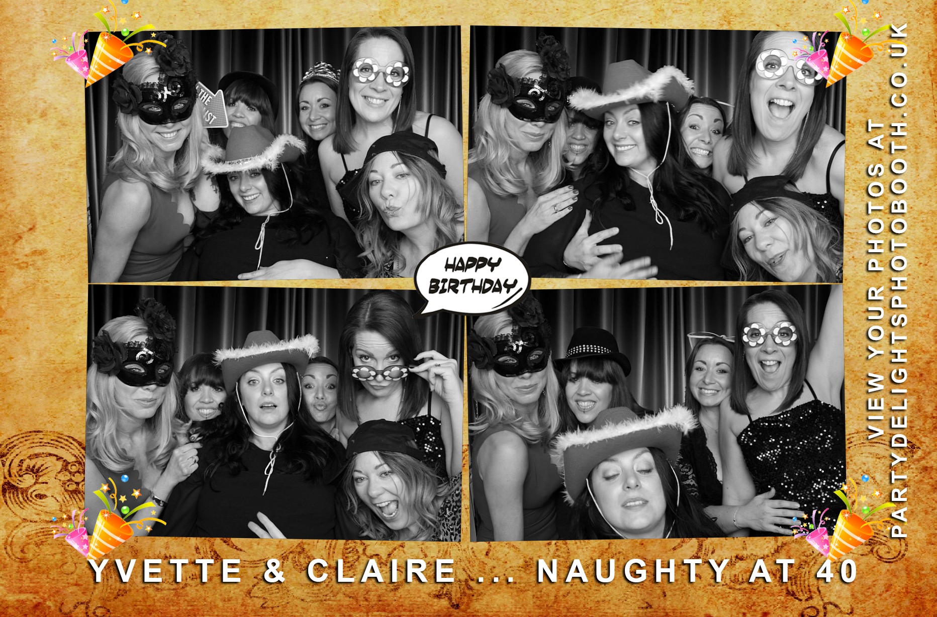 Yvette and Claire’s 40th birthday! - Prints | View more photos from the event at gallery.partydelightsphotobooth.co.uk/u/PartyDelightsPhotoBooth/Yvette-and-Claire’s-40th-birthday-Prints